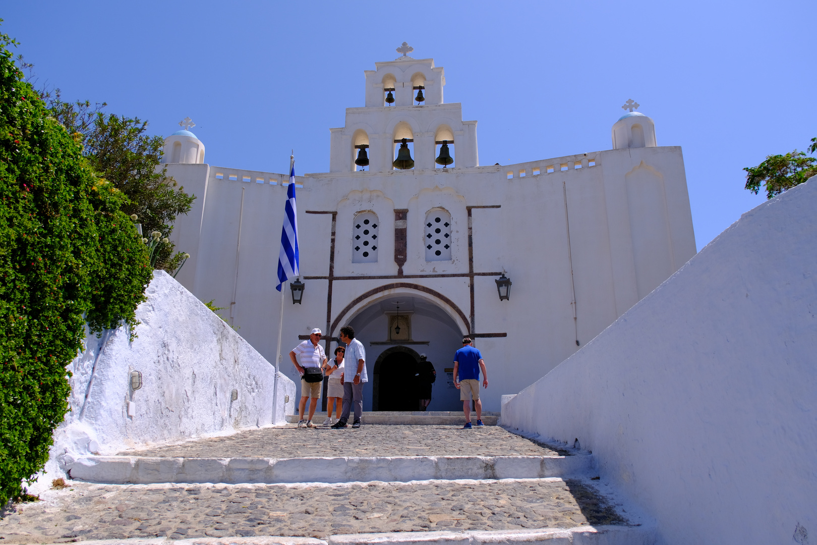 ...die Saint George Kirche in Pyrgos...