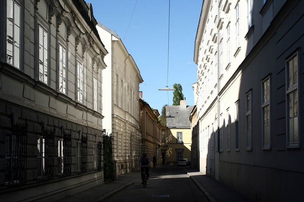 Die Salmgasse im 3. Bezirk