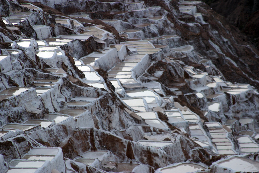 die Salzmine in Maras - Peru