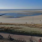 Die Sandbank vor dem Borkumer Hauptstrand hat sich in den letzten 2 Jahren sehr verändert.
