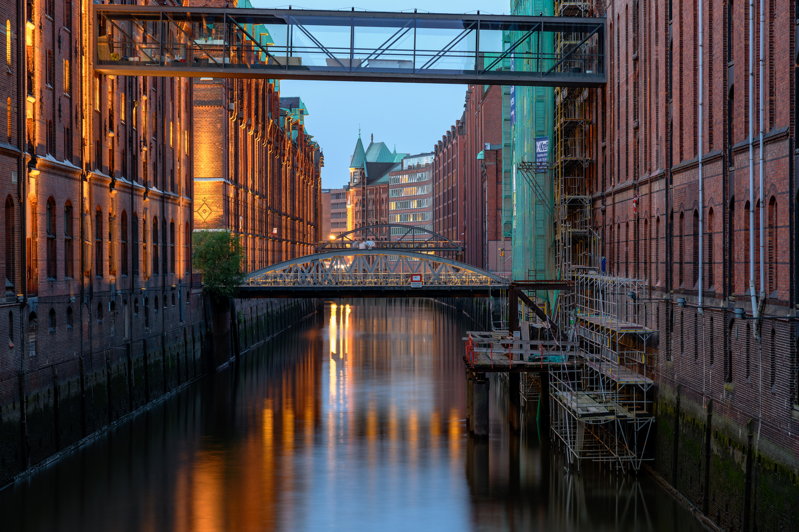 Die Sandbrücke in der Speicherstadt