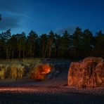 Die Sandsteinhöhlen unter der Festung Regenstein (2)