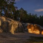 Die Sandsteinhöhlen unter der Festung Regenstein (4)