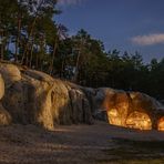 Die Sandsteinhöhlen unter der Festung Regenstein (4)