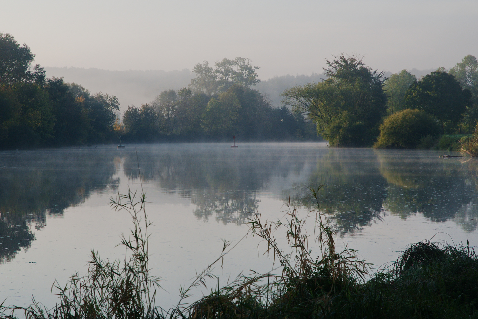 Die Saone im Herbst