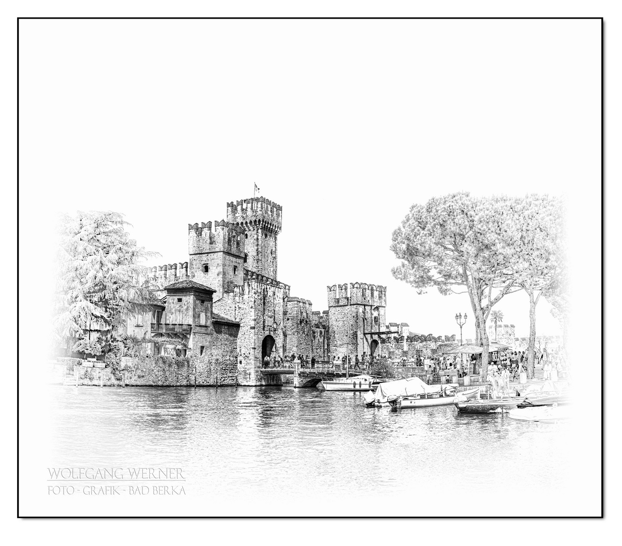 Die Scaligerburg in Sirmione