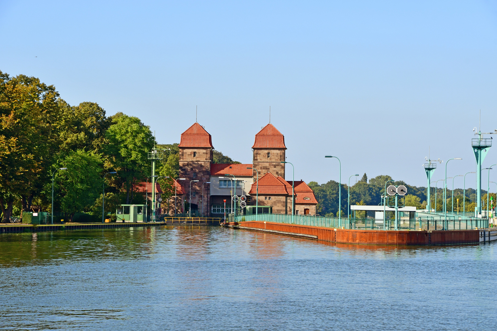 Die Schachtschleuse in Minden