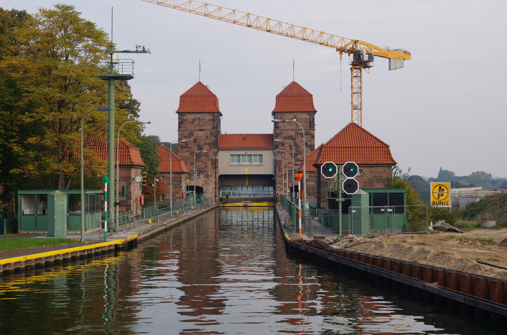 Die Schachtschleuse in Minden