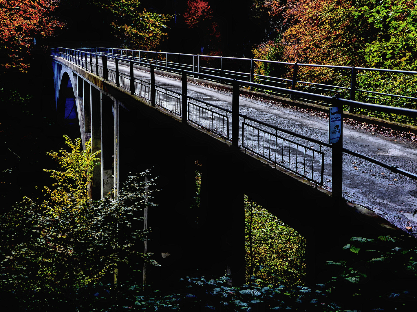 Die Schärebrugg im Herbst