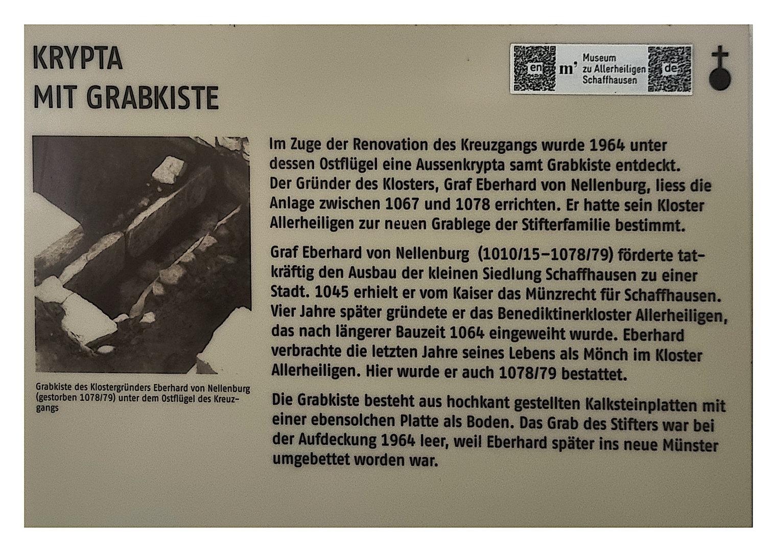 Die Schaffhauser Grabkiste