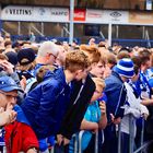 Die Schalke 04 Aufstiegsfeier an der Veltins Arena In Gelsenkirchen