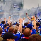 Die Schalke 04 Aufstiegsfeier an der Veltins Arena In Gelsenkirchen