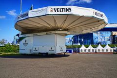 Die Schalke 04 Aufstiegsfeier an der Veltins Arena In Gelsenkirchen