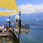 Die Schauderterrasse in Tremosine sul Garda