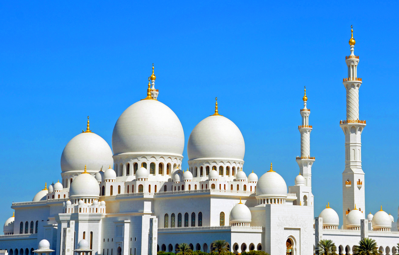 Die Scheich-Zayid-Moschee in Abu Dhabi