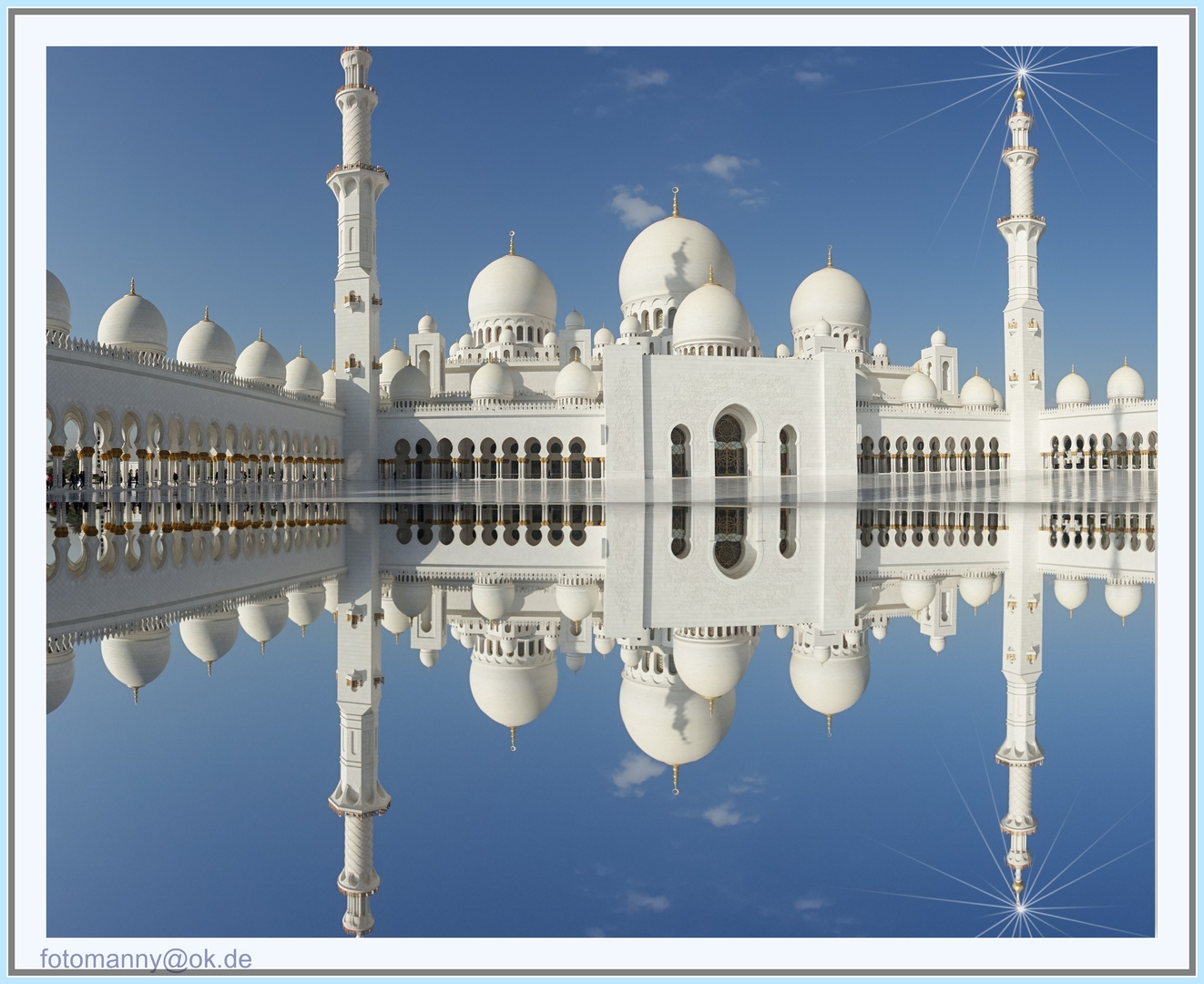 Die Scheich-Zayid-Moschee in Abu Dhabi