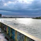 Die Schelde bei Gegenlicht