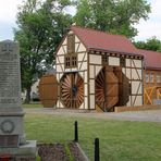 Die Scheunenwindmühle von Saalow bei Mellensee / LK Teltow - Fläming