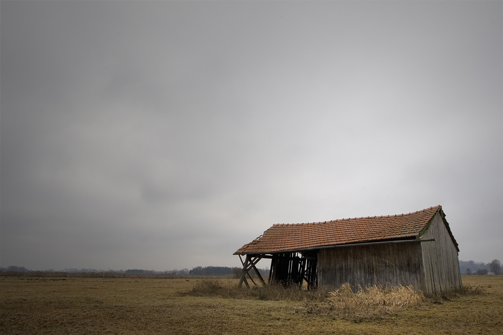 Die schiefe Hütte