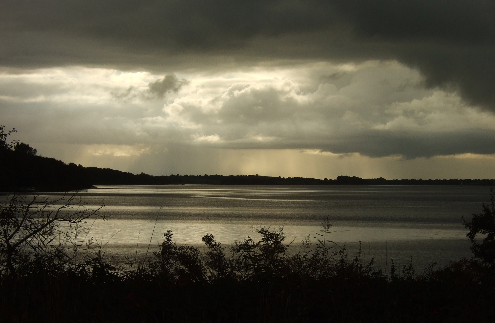 Die Schlei in der Abenddämmerung