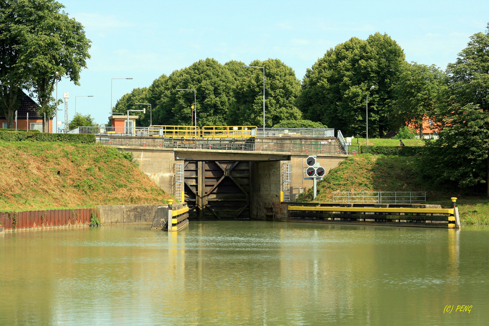 Die Schleuse in Bevergern