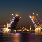 Die Schlossbrücke in St. Petersburg