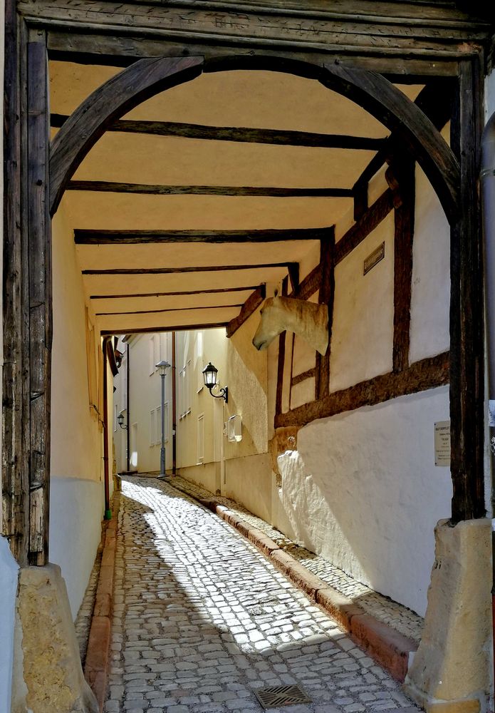 Die Schlossgasse in Gotha