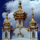 Die Schlosskirche im Peterhof in St. Petersburg