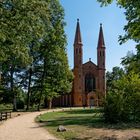 Die Schlosskirche zum Jagdschloss Letzlingen in Sachsen-Anhalt