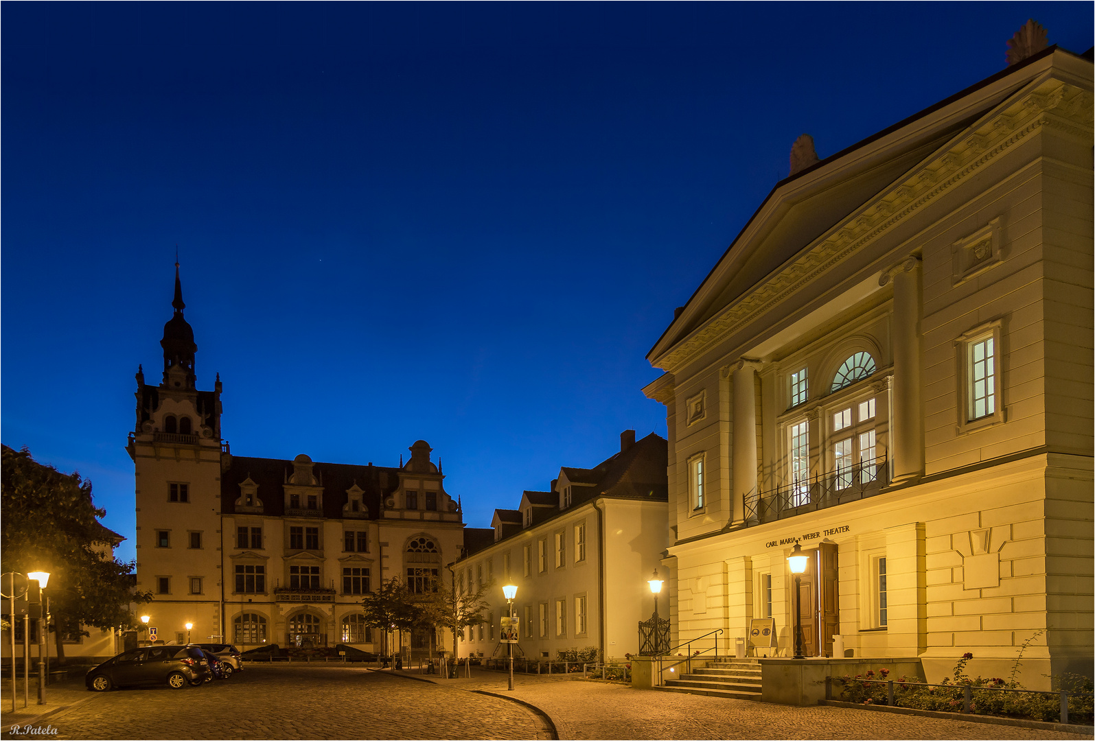 Die Schloßstraße in Bernburg