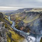 Die Schlucht am Haifoss