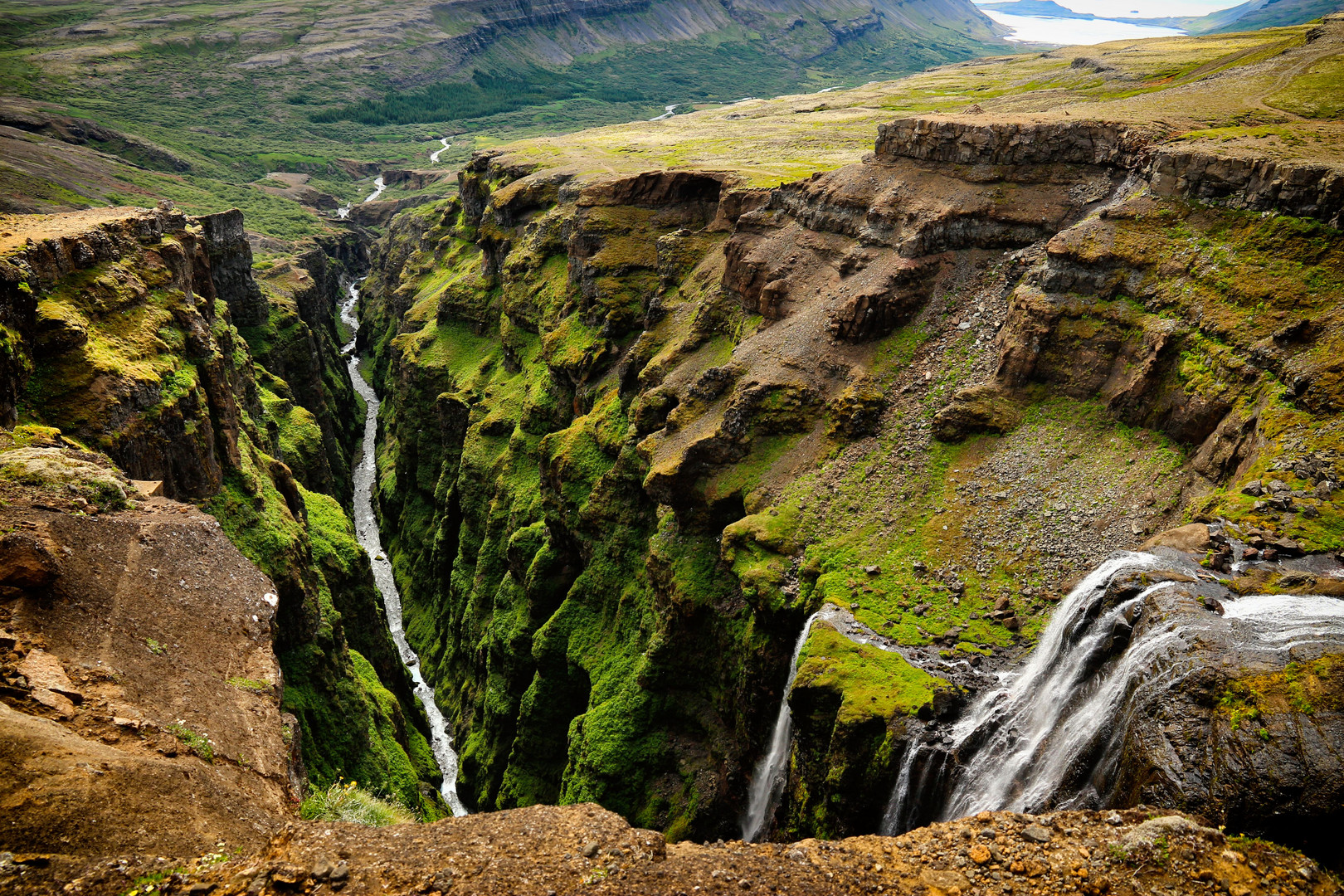 Die Schlucht des Glymur