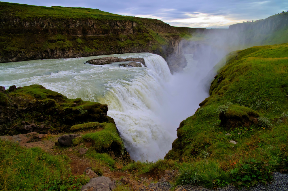 Die Schlucht des Gullfoss