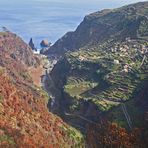 Die Schlucht des Ribeira da Jalena