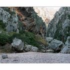 Die Schlucht Torrent de Pareis bei Sa Calobra