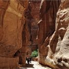 DIE SCHLUCHT VON PETRA- JORDANIEN