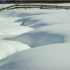 Die Schneeberge über dem kleinen Mäandertal