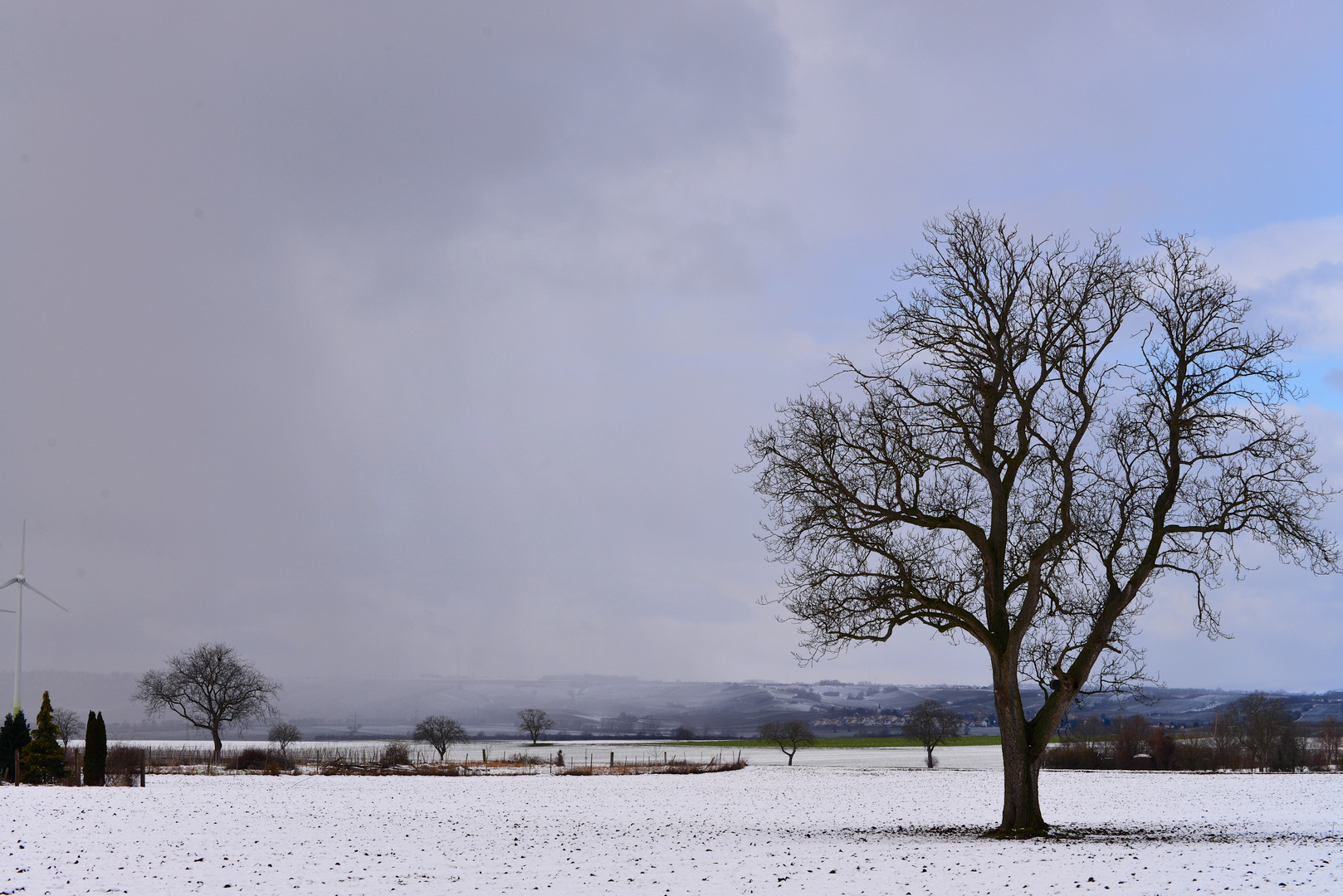 Die Schneefront naht