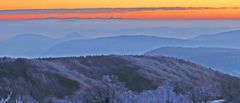 Die Schneekoppe heute Morgen von der Nakleroska vysina (Nollendorfer Höhe) 7.46 Uhr aufgenommen...