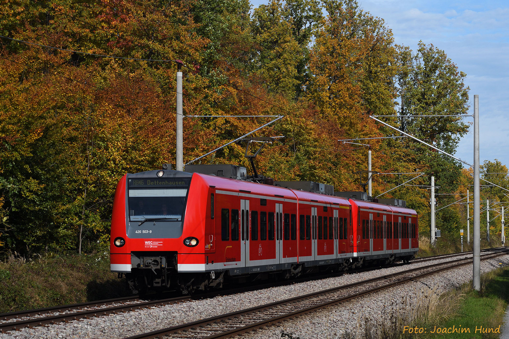 Die Schönbuchbahn im Herbst