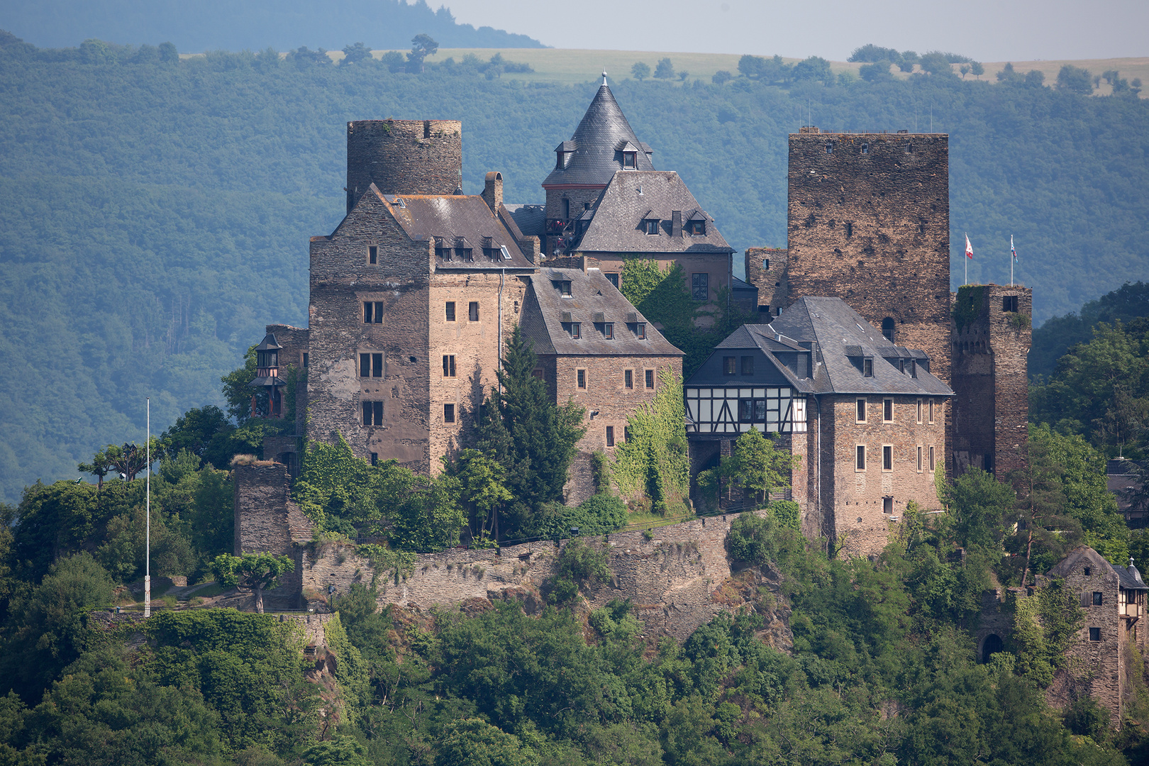 Die Schönburg bei Oberwesel (Rhein)