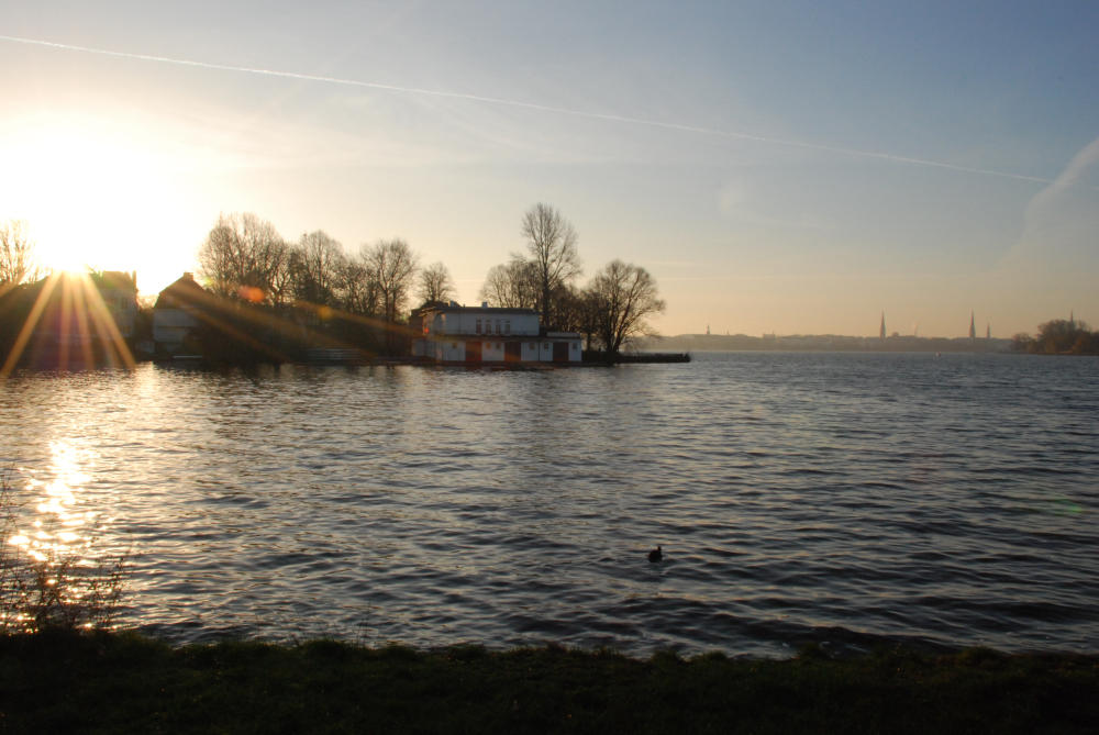 Die Schöne Alster am Frühen Morgen