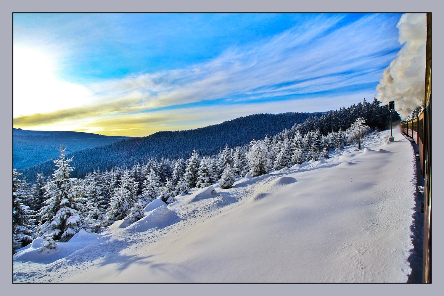 die schöne Aussicht genießen