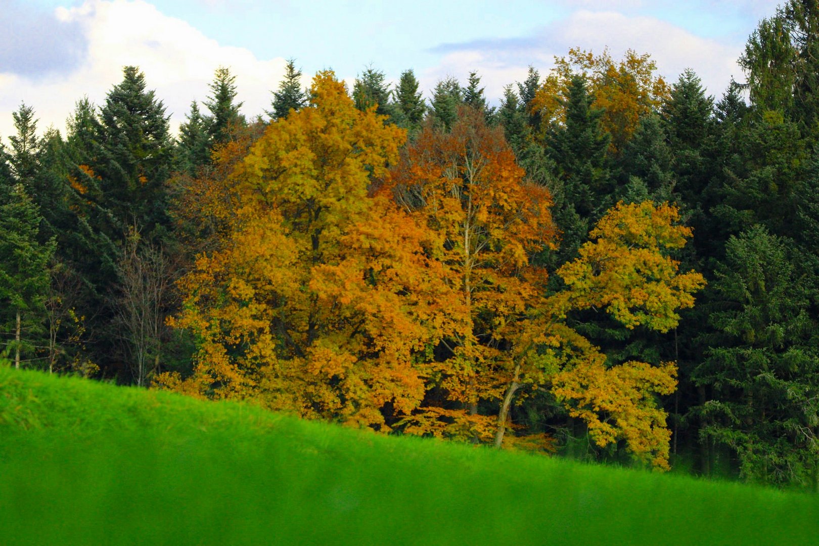 Die schöne Herbstwetter in der Schweiz...