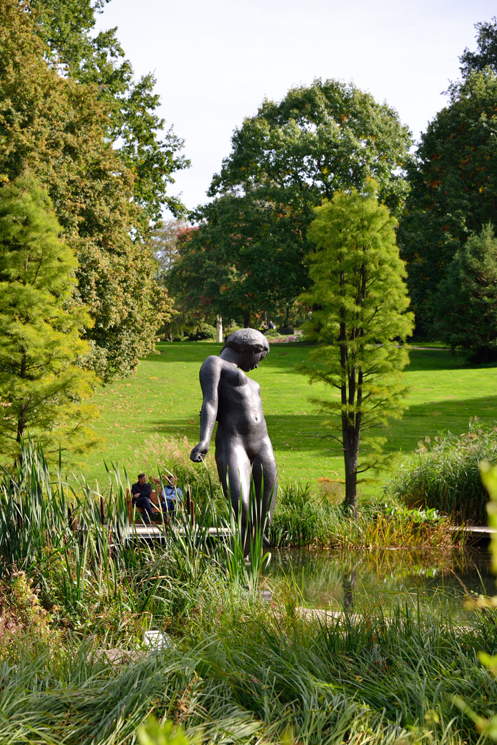 die Schöne im Park