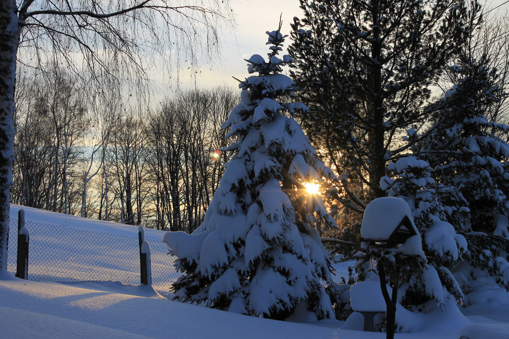 Die schöne Seite am erzgebirgischen Winter