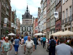 Die schöne Stadt Danzig lockt viele Touristen an