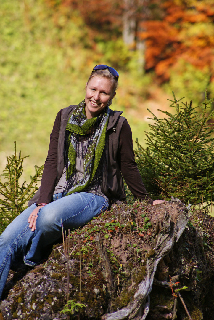 Die Schöne und der Herbst!