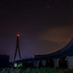 Die Schönebecker Elbauenbrücke...