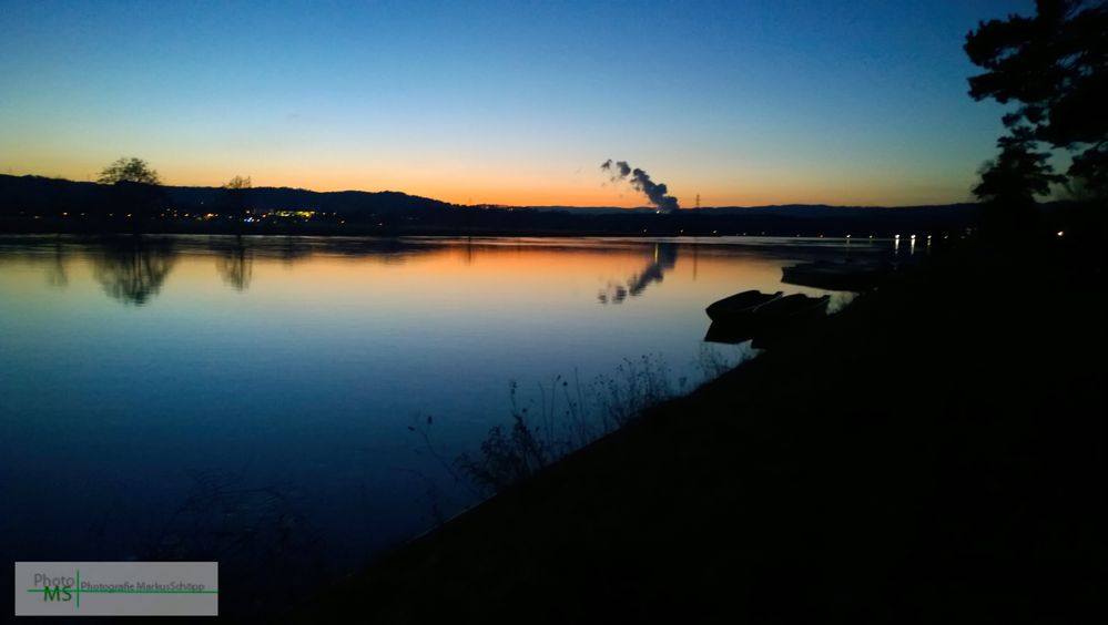 Die schönen Farben des Abend